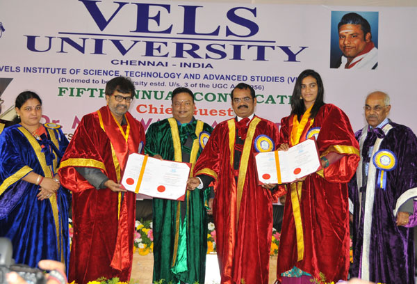 05<sup>th</sup> Annual Convocation of Vels University, on 13 Dec 2014