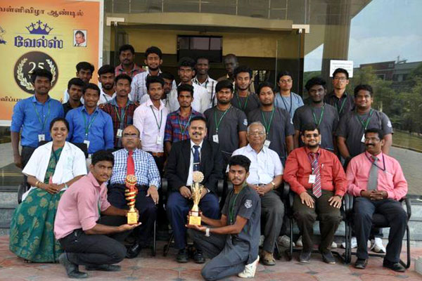Our students have won prizes in various categories in an inter college event, held in Sri Ramachandra Medical College and Research Institute, on 15 -17 Feb 2018